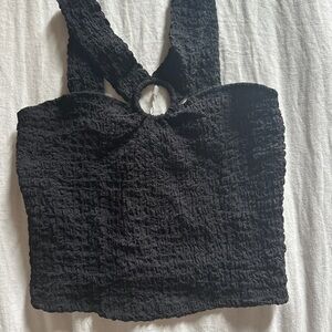 Mango top. Super elegant and versatile. Goes great with jeans or skirts.